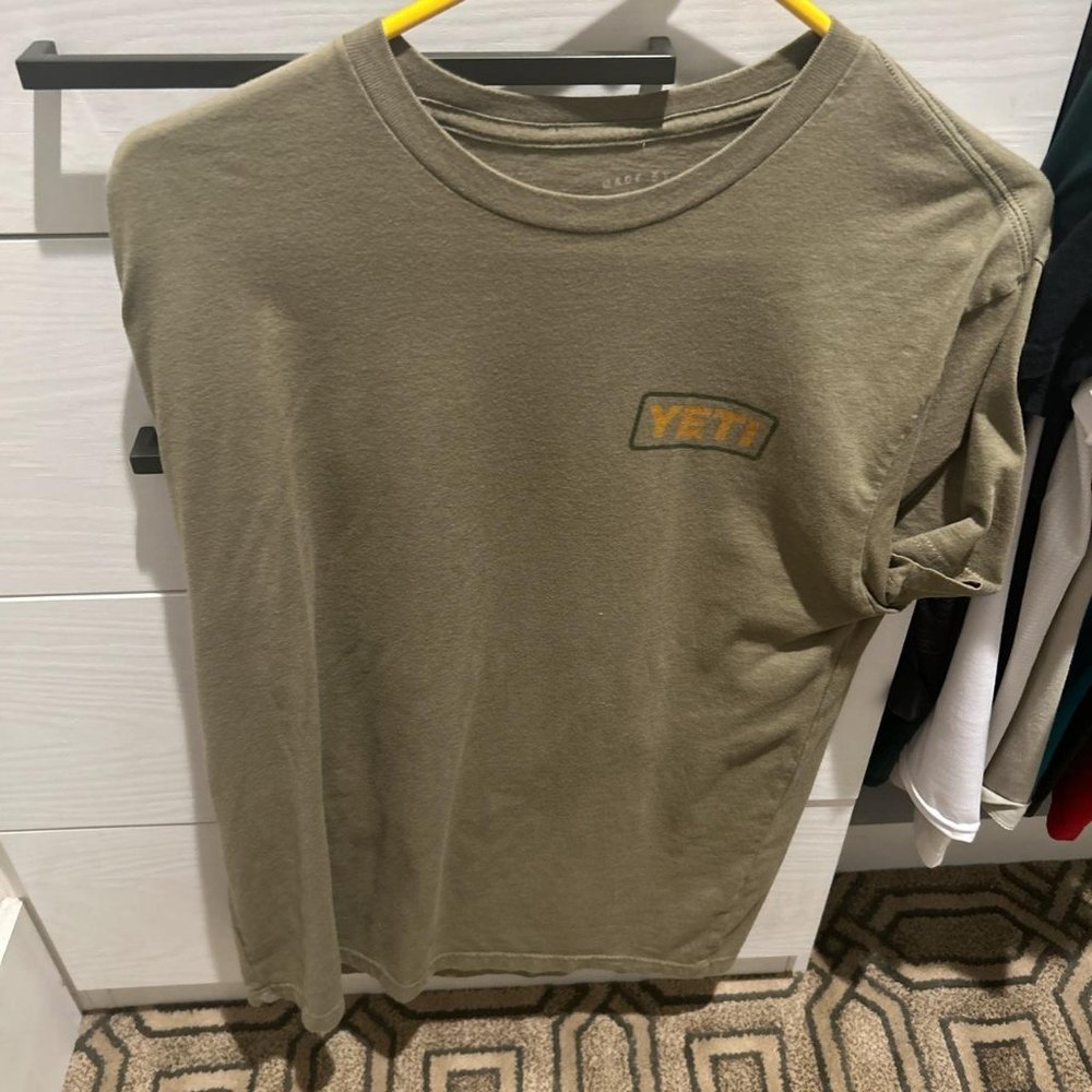 Green Yeti Shirt Outdoors